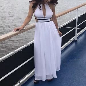 Express gladiator maxi dress